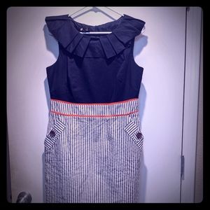 Midi Length Sailor Dress